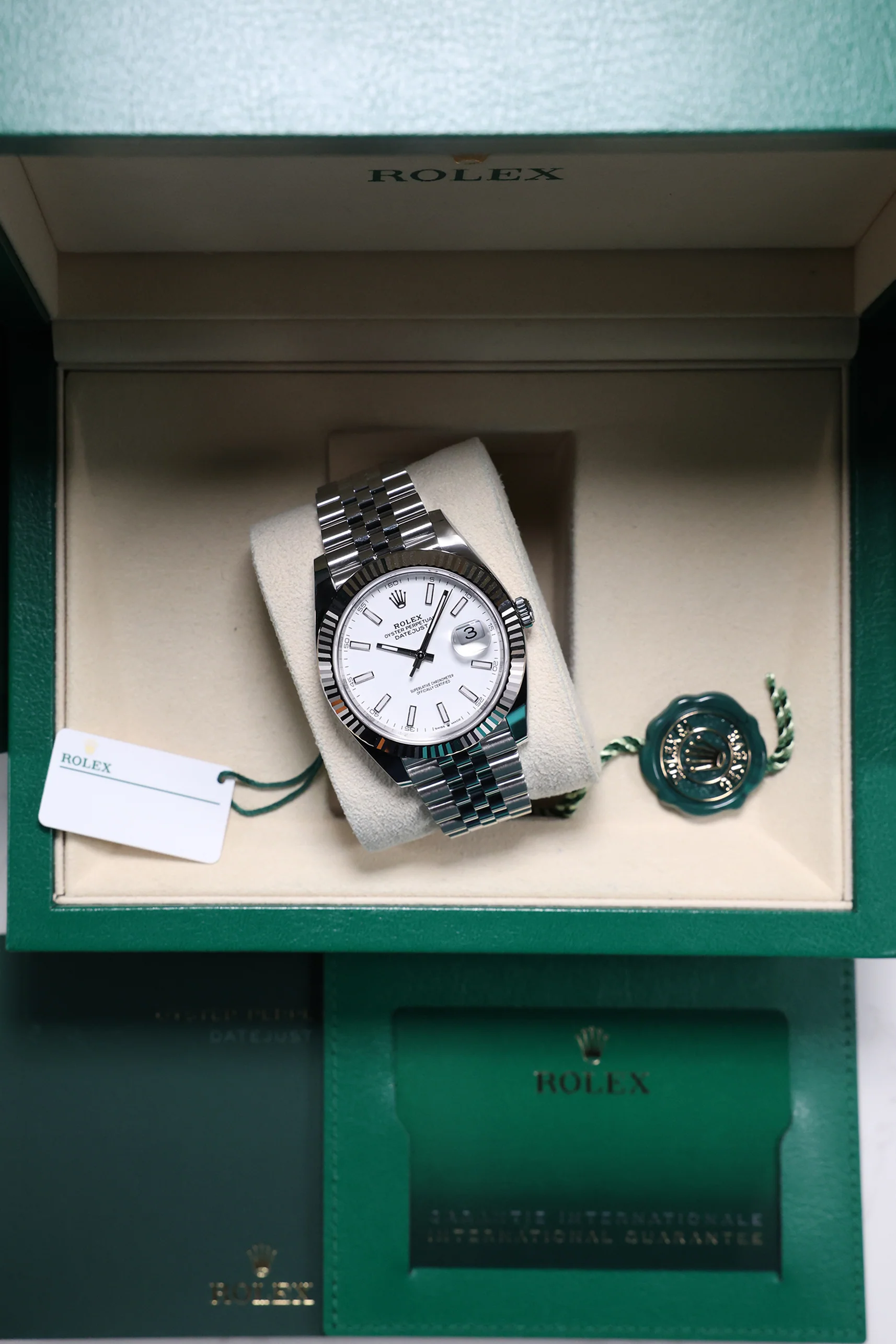 Rolex Datejust 41mm White Index Jubilee 126334 - Image 14