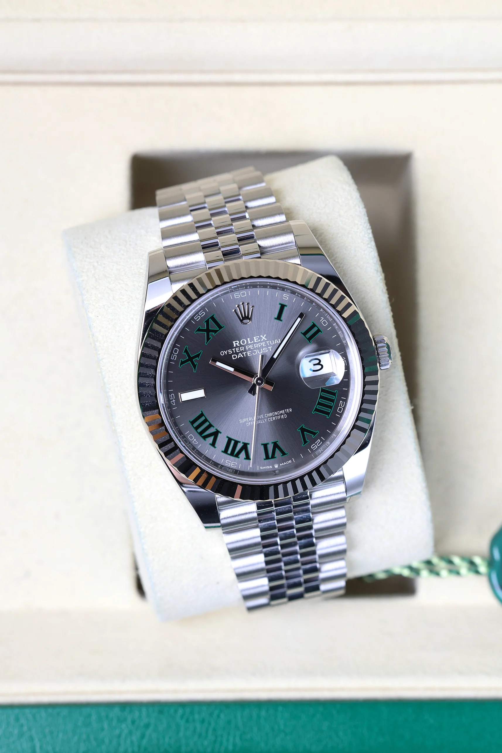 Rolex Datejust 41mm Wimbledon on Jubilee 126334 - Image 8