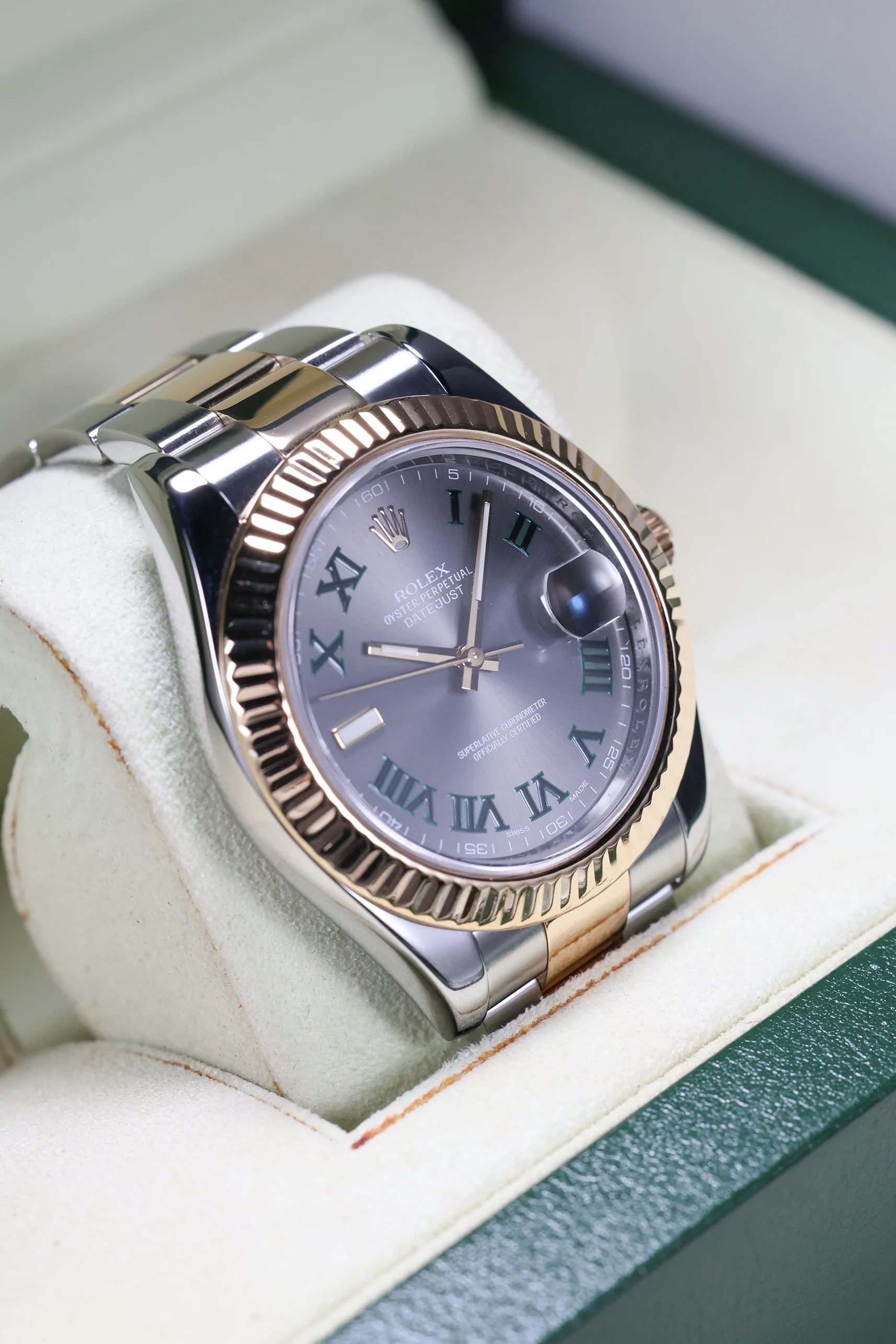 Rolex Datejust II Wimbledon Steel YG Oyster 41mm 116333 2010 [Preowned] - Image 10