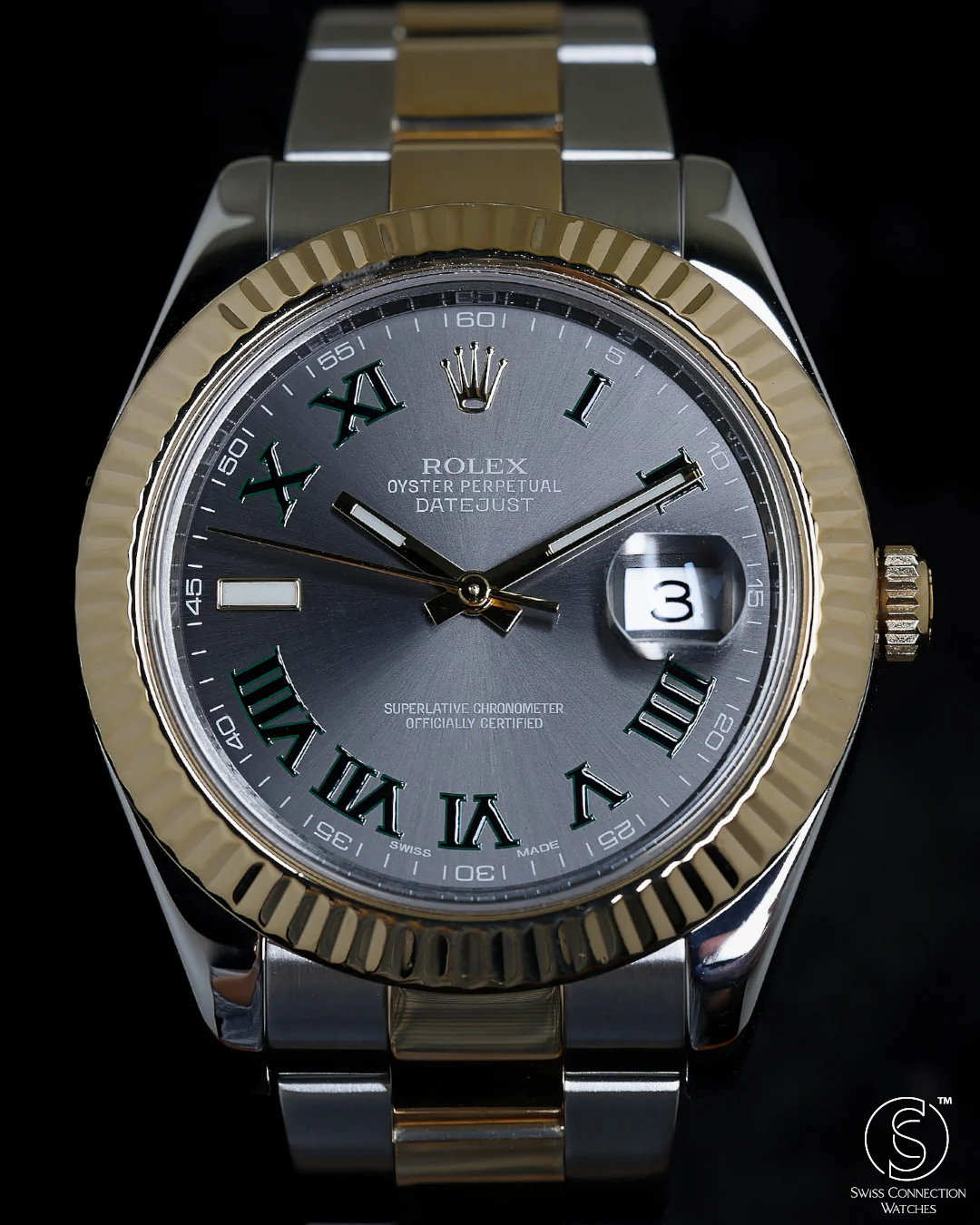 Rolex Datejust II Wimbledon Steel YG Oyster 41mm 116333 2010 [Preowned] - Image 2