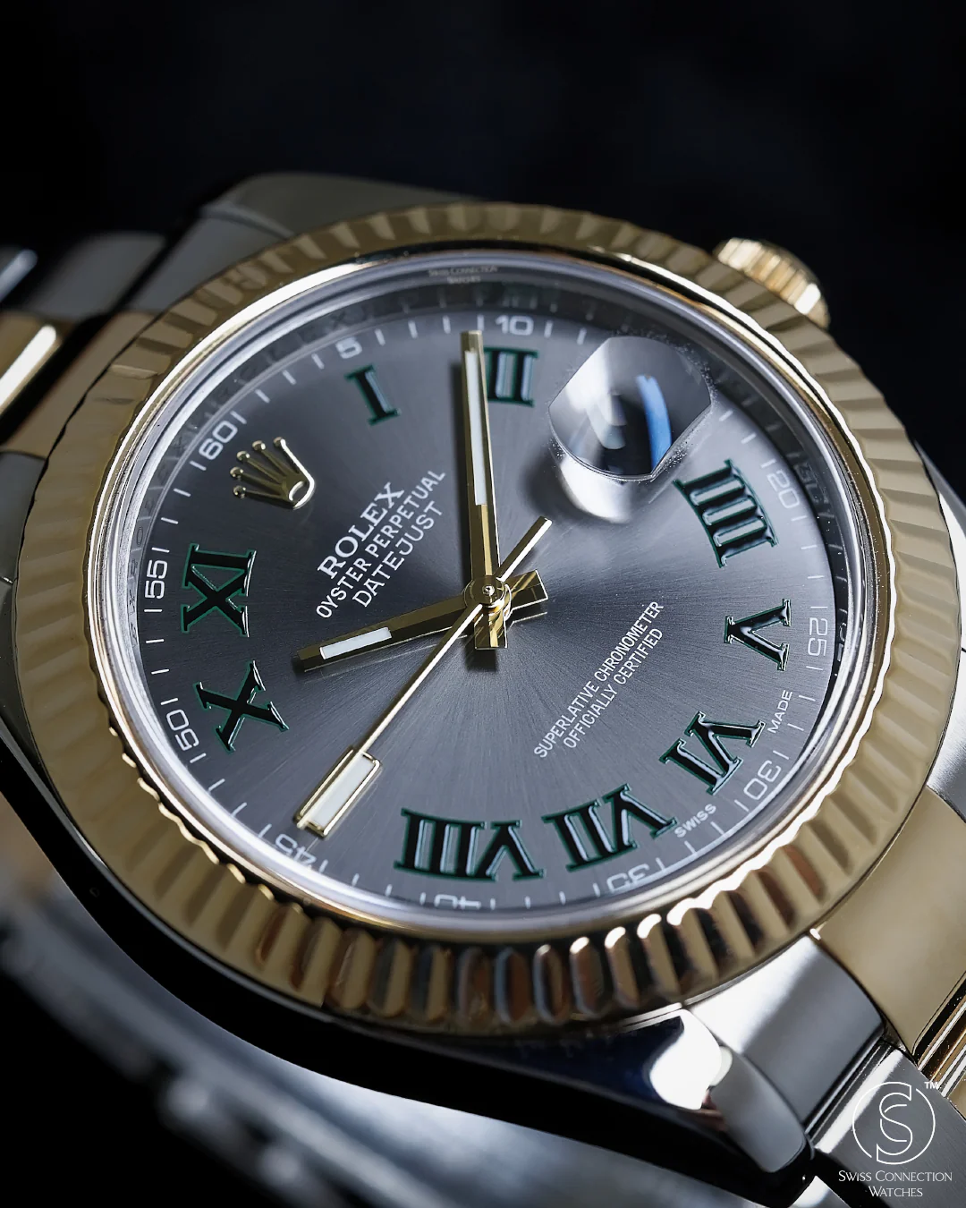 Rolex Datejust II Wimbledon Steel YG Oyster 41mm 116333 2010 [Preowned] - Image 3