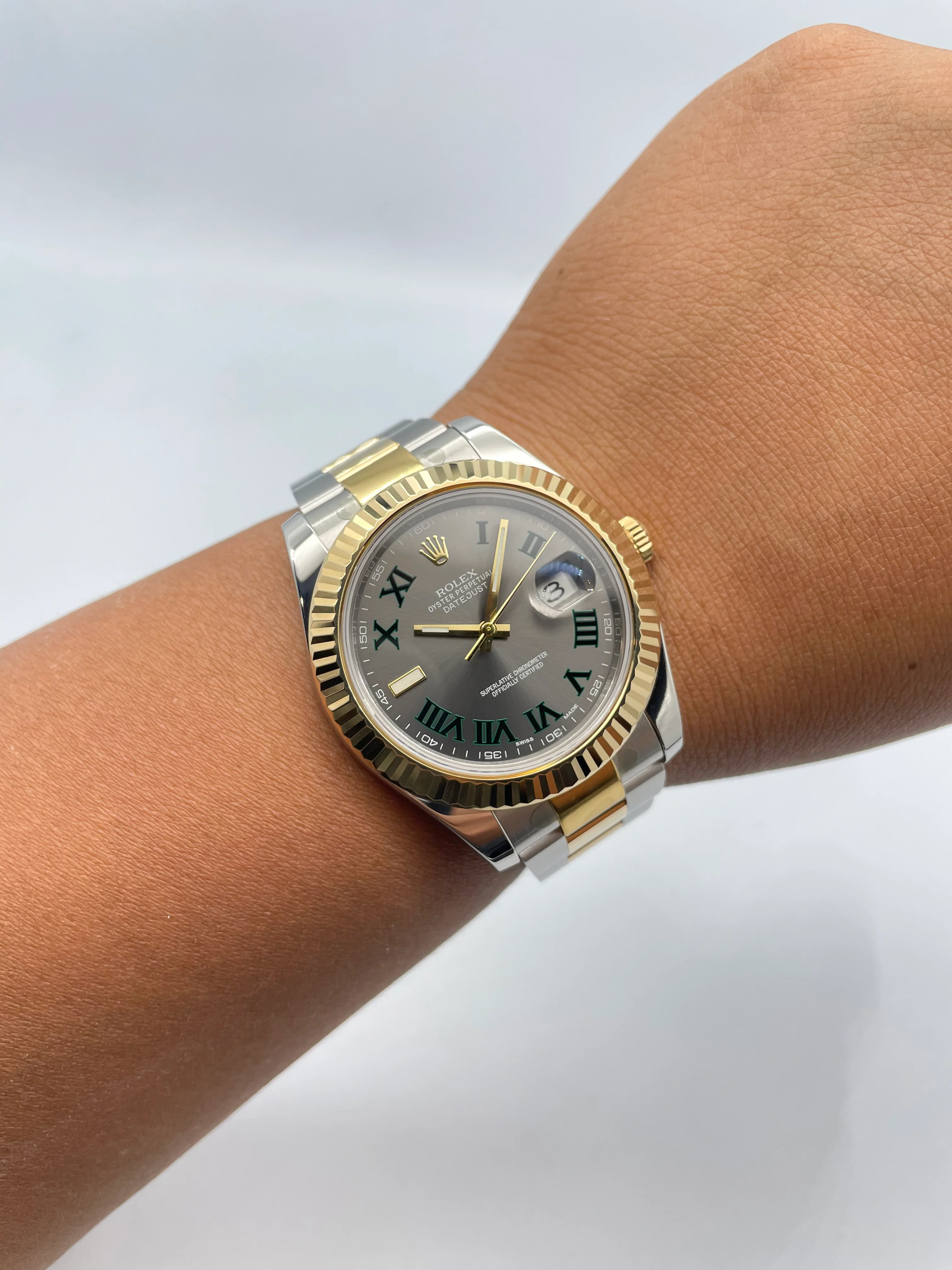 Rolex Datejust II Wimbledon Steel YG Oyster 41mm 116333 2015 [Preowned] - Image 2
