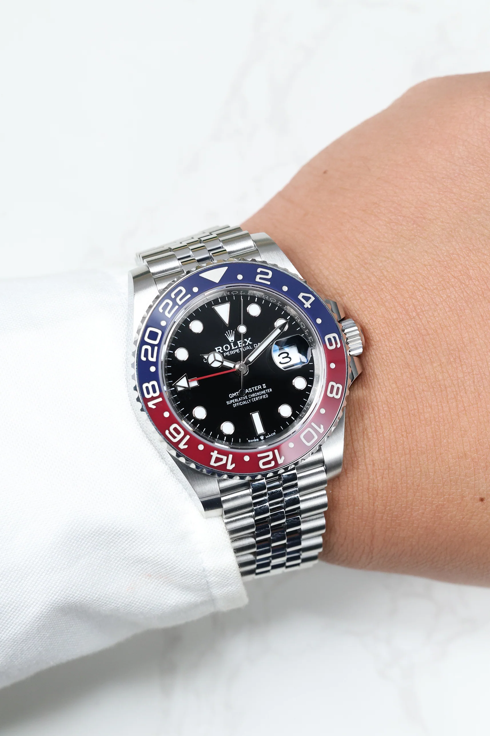 Rolex GMT Master II 126710BLRO Pepsi Jubilee 2024 Discontinued [Preowned] - Image 6