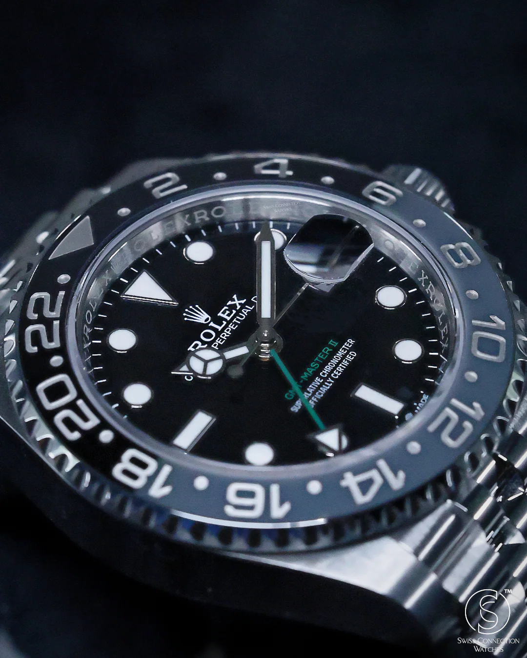 Rolex GMT Master II 126710GRNR Bruce Wayne on Jubilee - Image 3