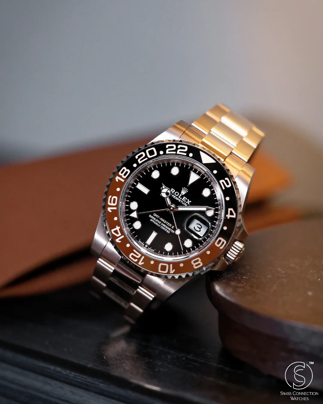 Rolex GMT Master II "Root Beer" Everose 126715CHNR - Image 5