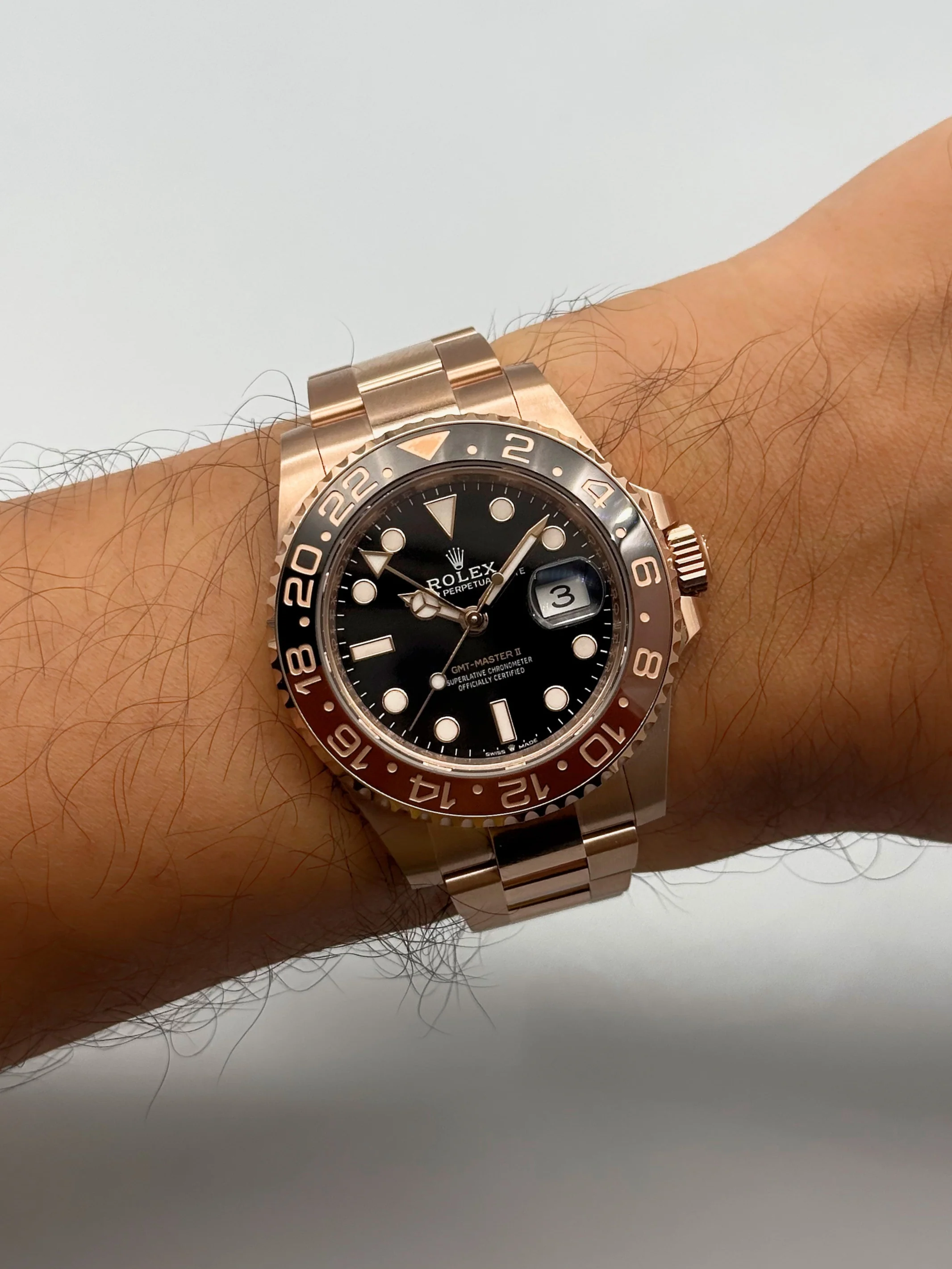 Rolex GMT Master II "Root Beer" Everose 126715CHNR - Image 6