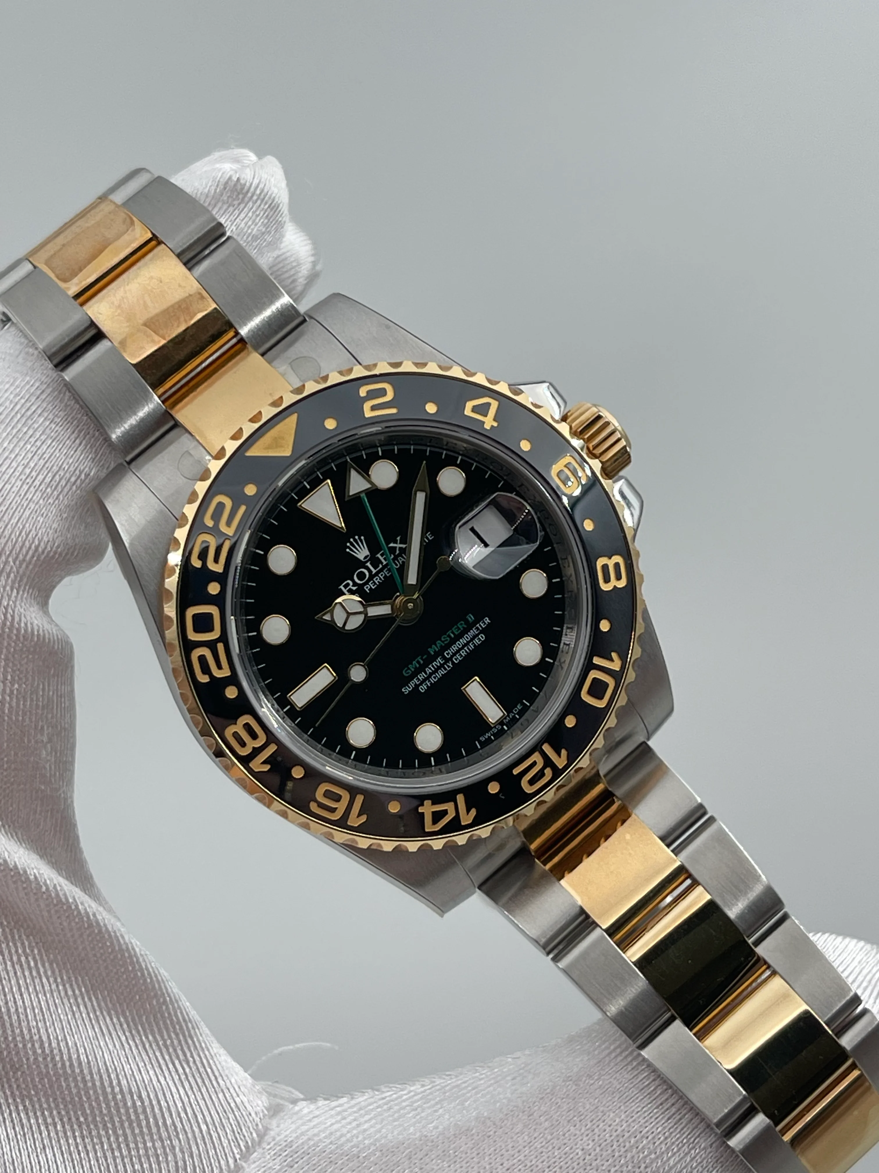Rolex GMT Master II Steel Rolesor 116713LN 2006 NOS - Image 3