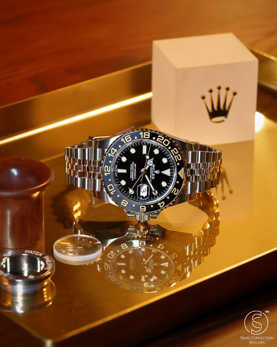 Rolex GMT Master II Steel & YG 126713GRNR - Image 5