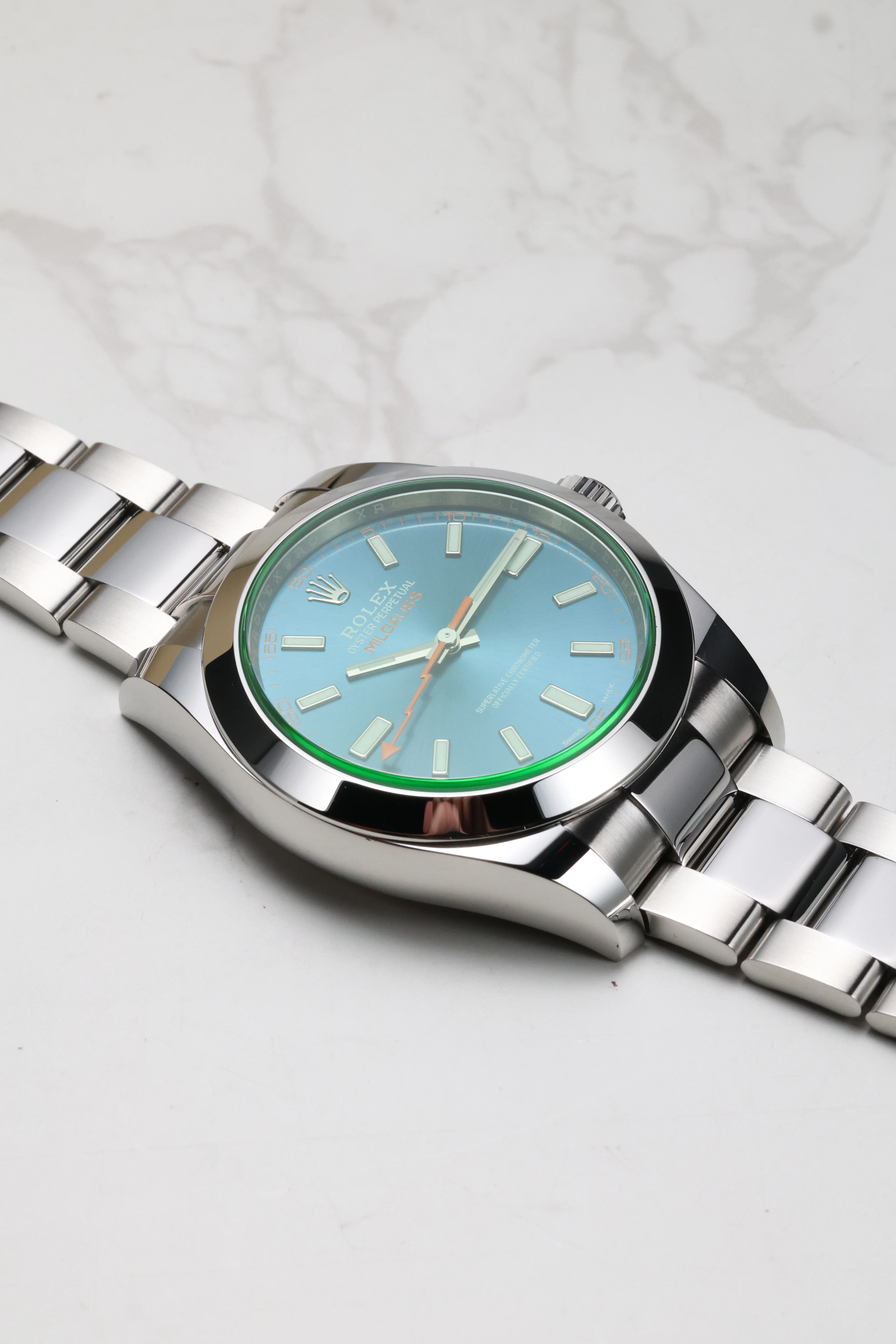Rolex Milgauss 40mm 116400GV Z-Blue NFC Card 2021 [Preowned] - Image 11