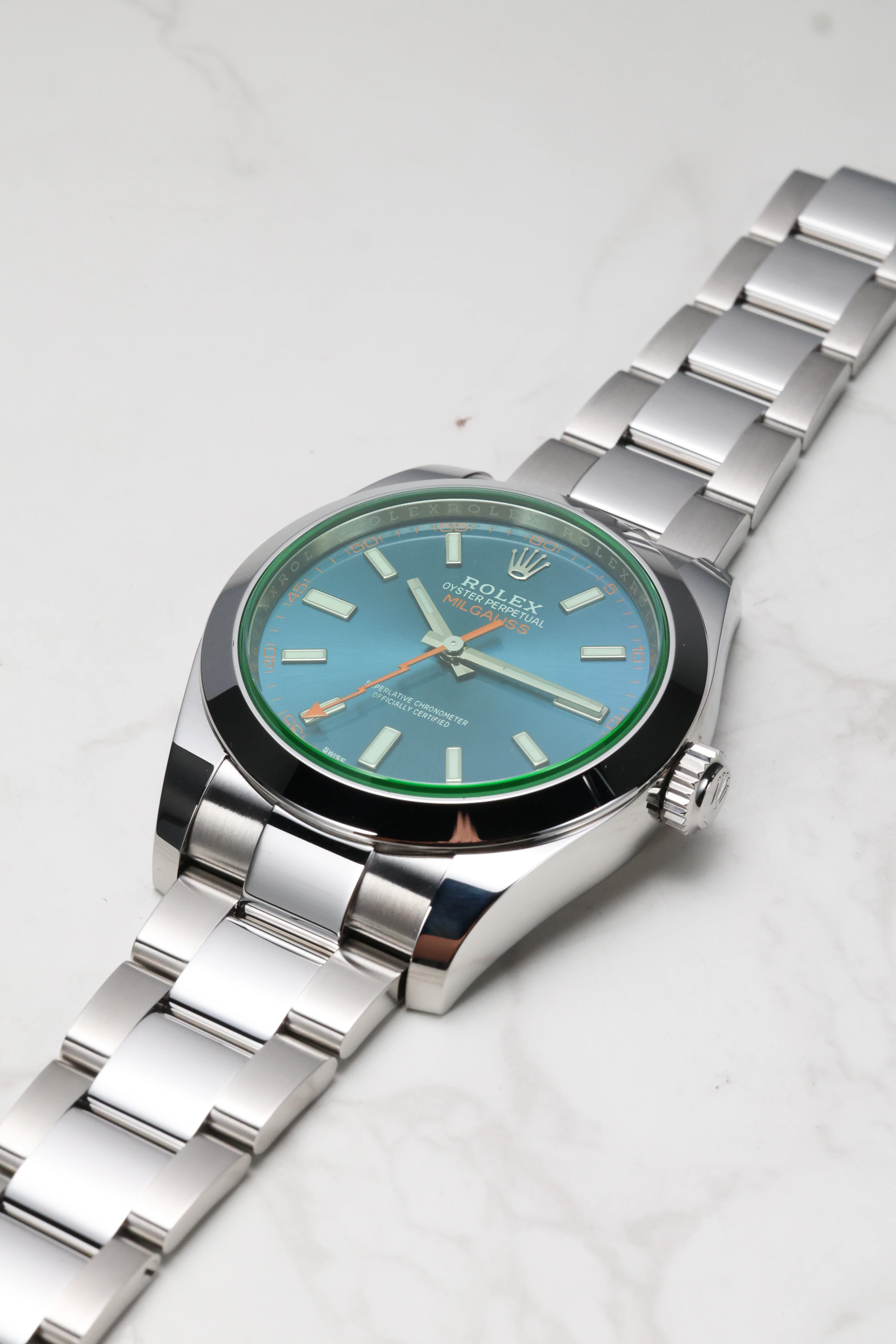 Rolex Milgauss 40mm 116400GV Z-Blue NFC Card 2021 [Preowned] - Image 16