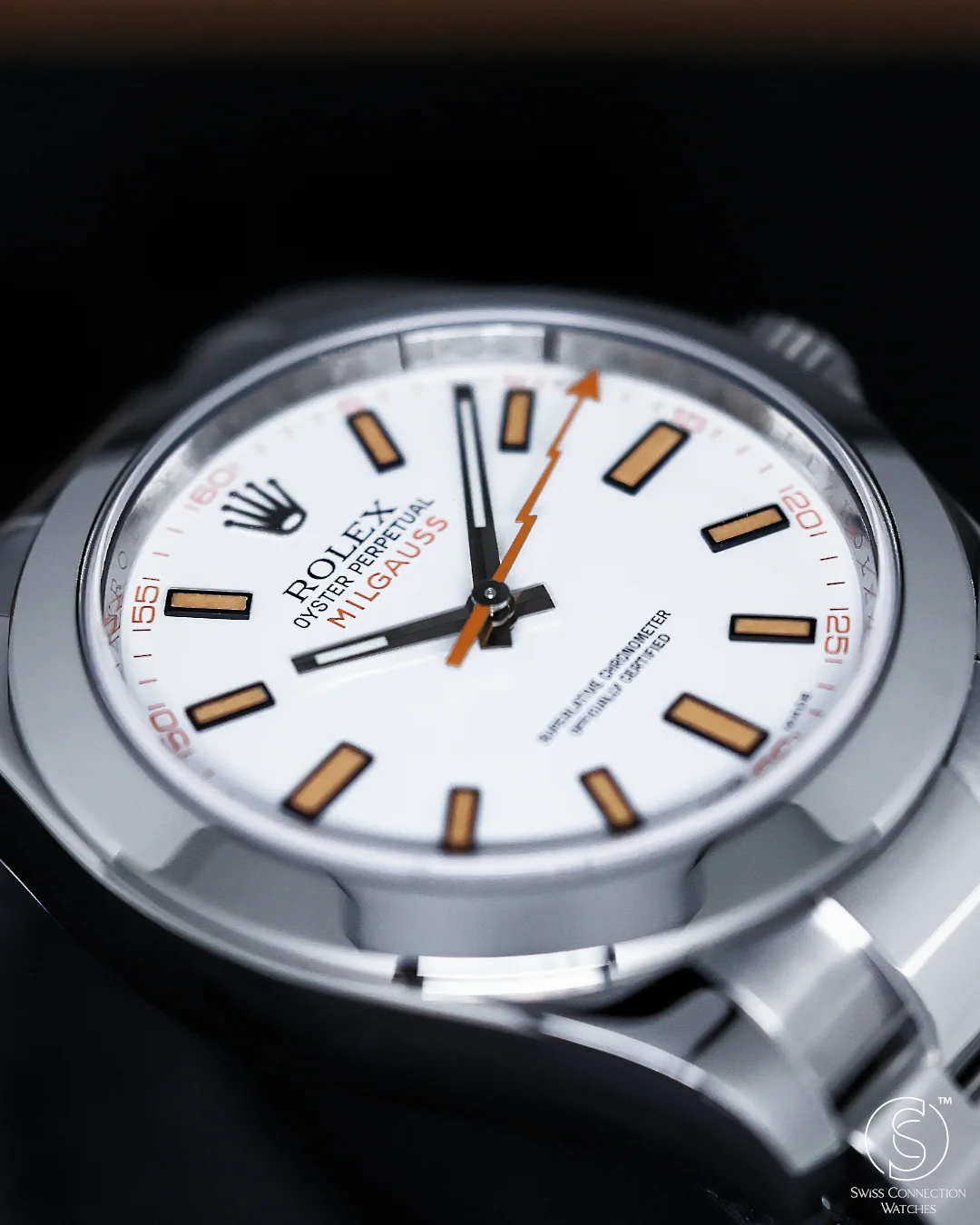 Rolex Milgauss White Dial 40mm 116400 2010 [Preowned] - Image 3