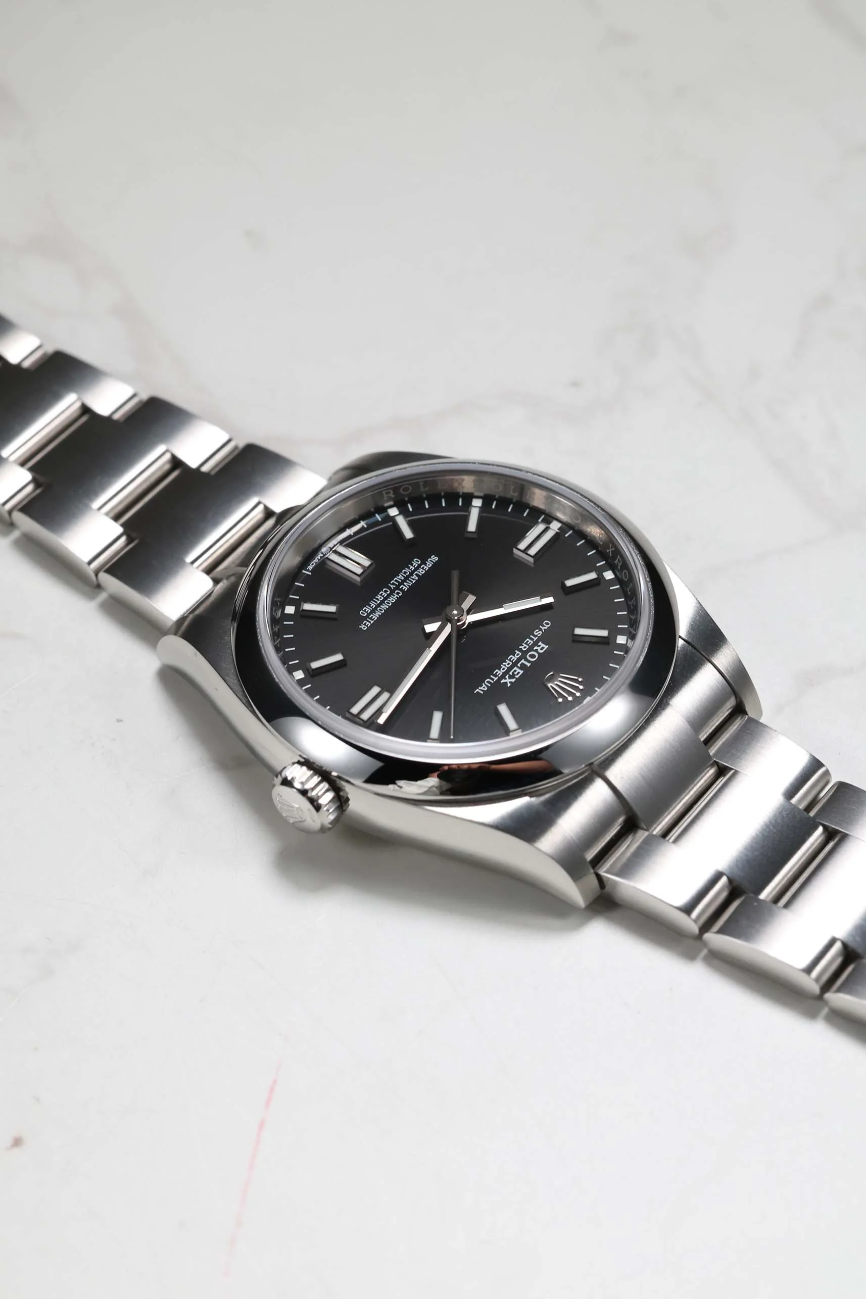 Rolex Oyster Perpetual 36mm Bright Black 126000 2021 [Preowned] - Image 10