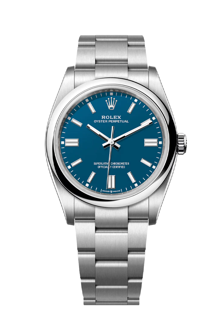 Rolex Oyster Perpetual 36mm Med Blue 126000