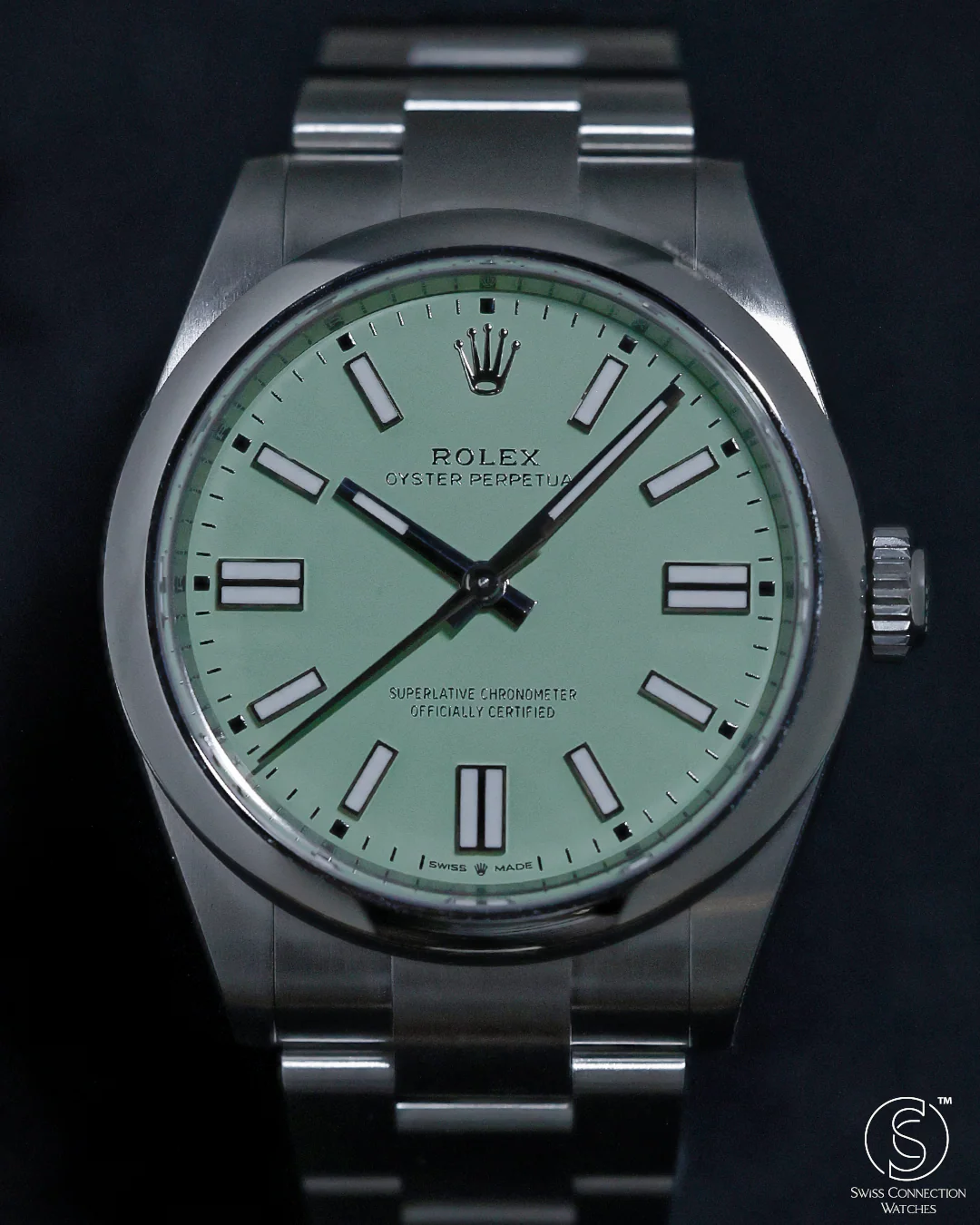 Rolex Oyster Perpetual 41mm Pistachio 134300 - Image 2