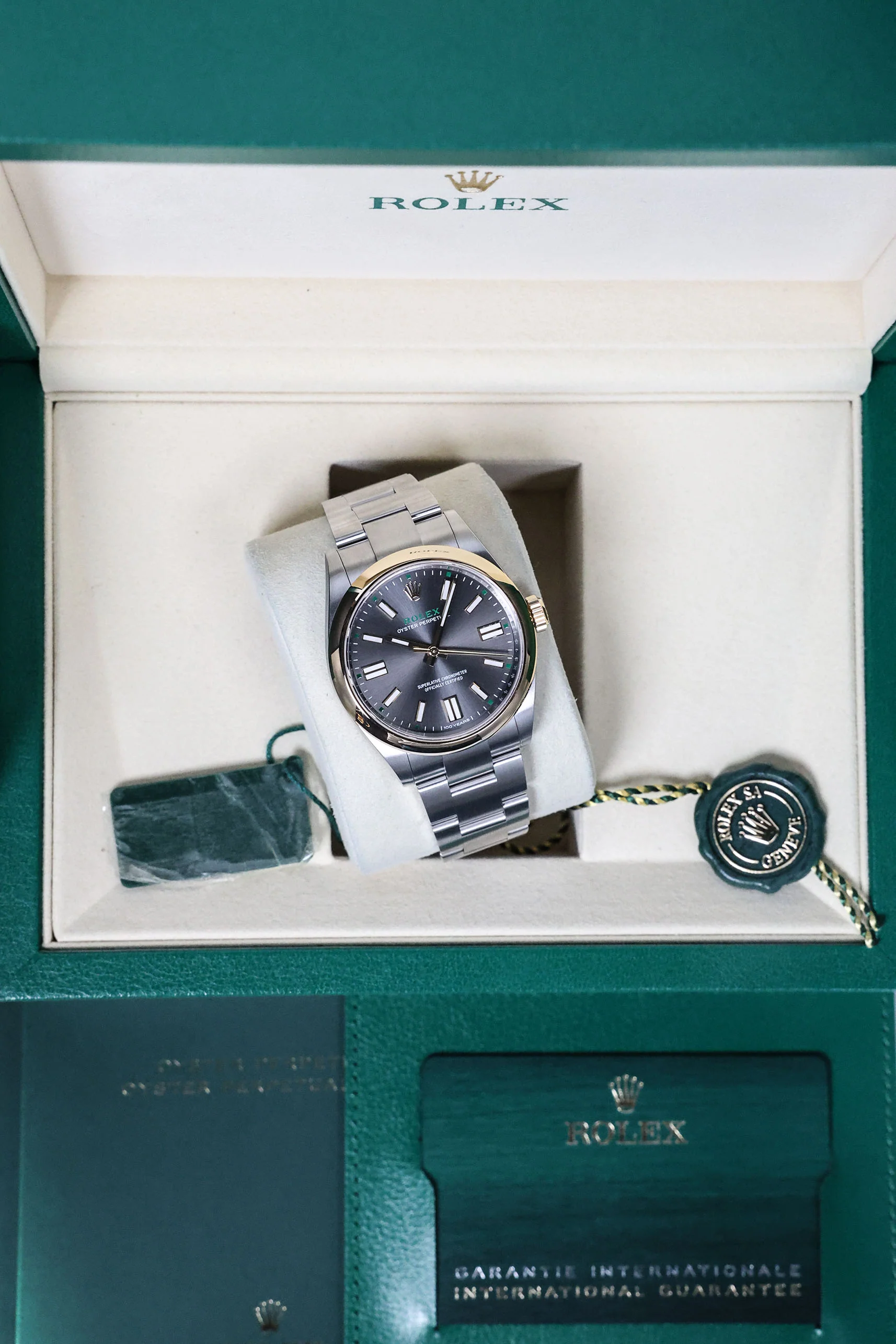 Rolex Oyster Perpetual 41mm Slate 100 Years 134303 - Image 10