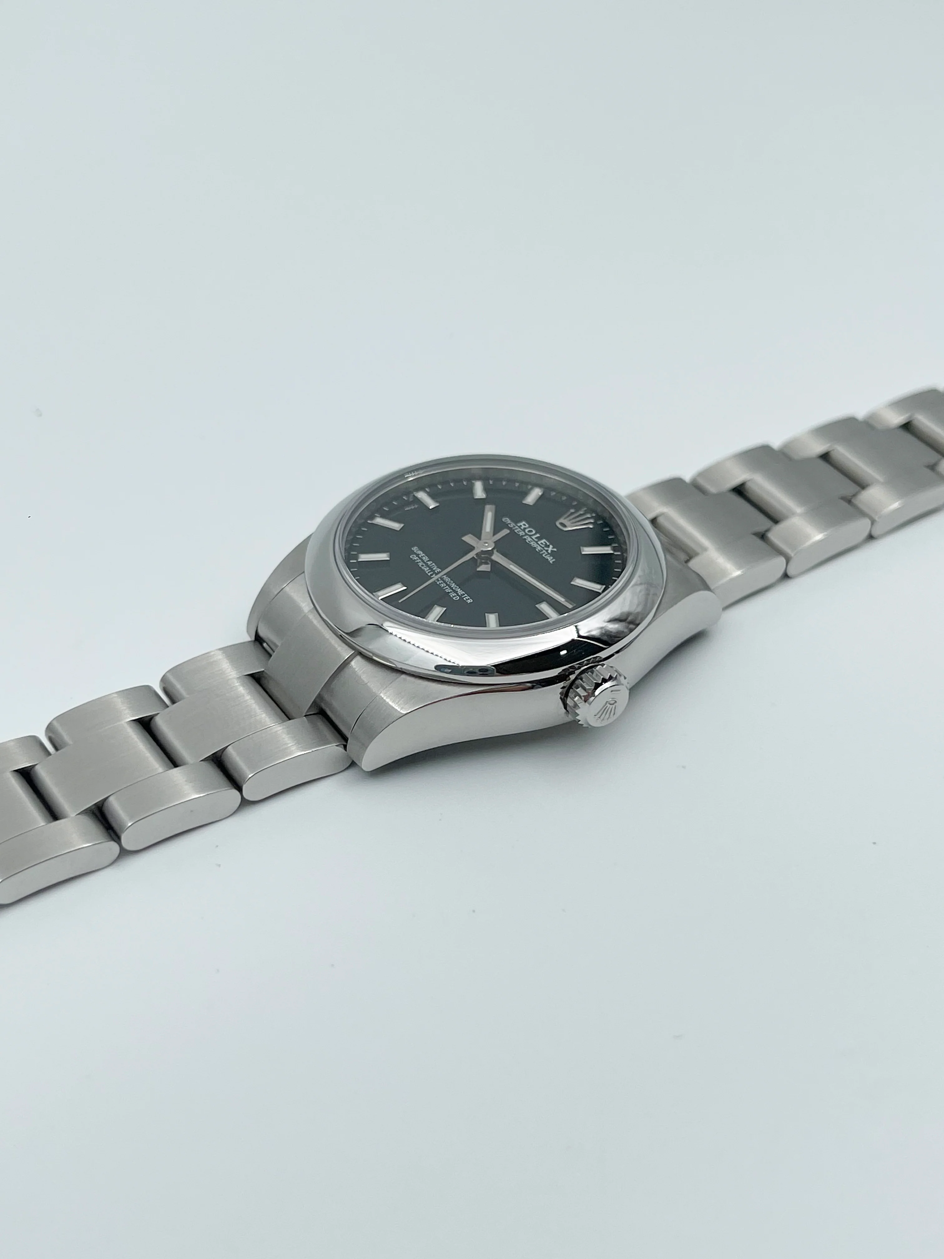Rolex Oyster Perpetual Black Dial 31mm 177200 2019 [Preowned] - Image 12