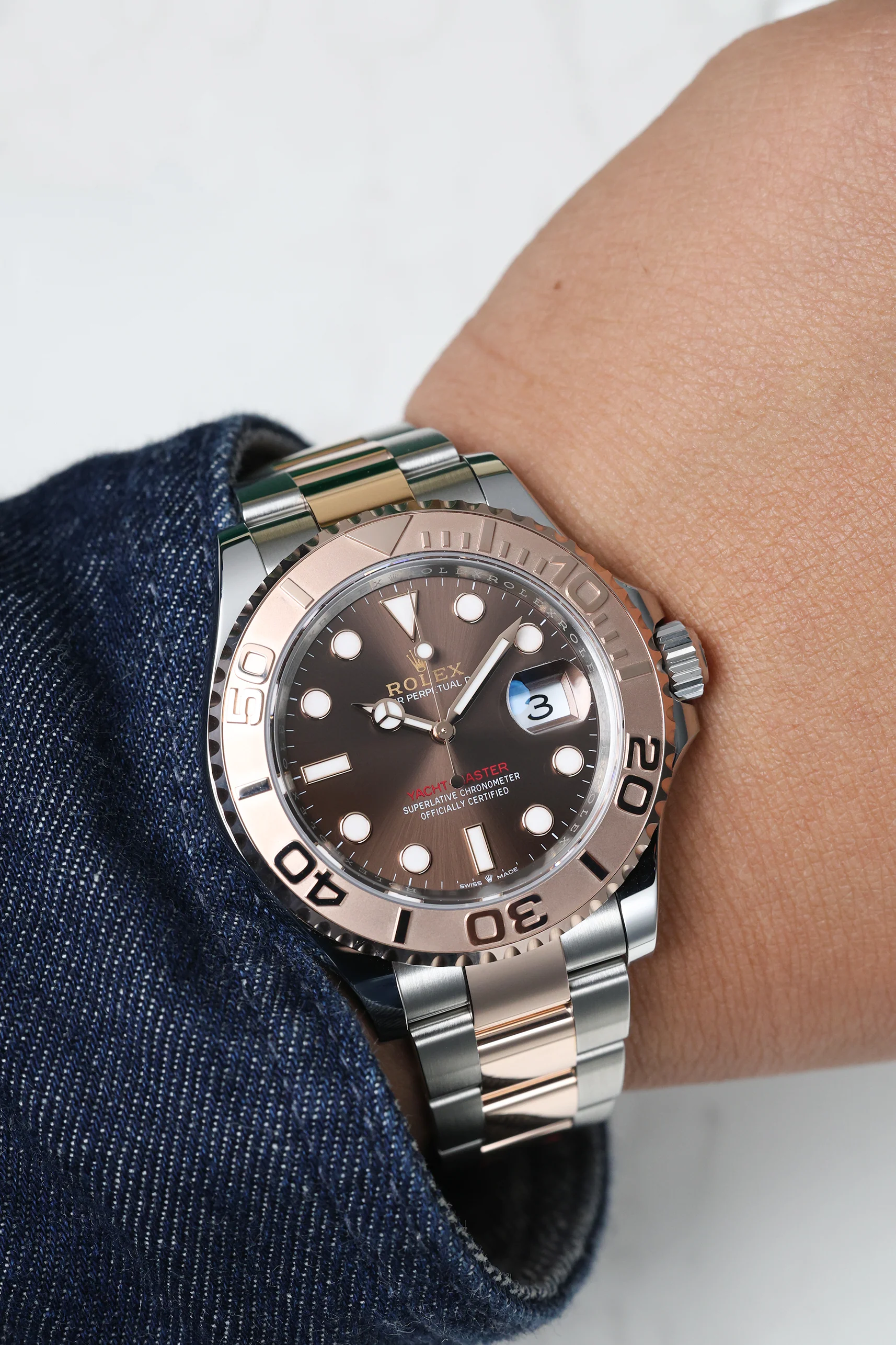 Rolex Yachtmaster Chocolate Steel Everose 126621 - Image 6