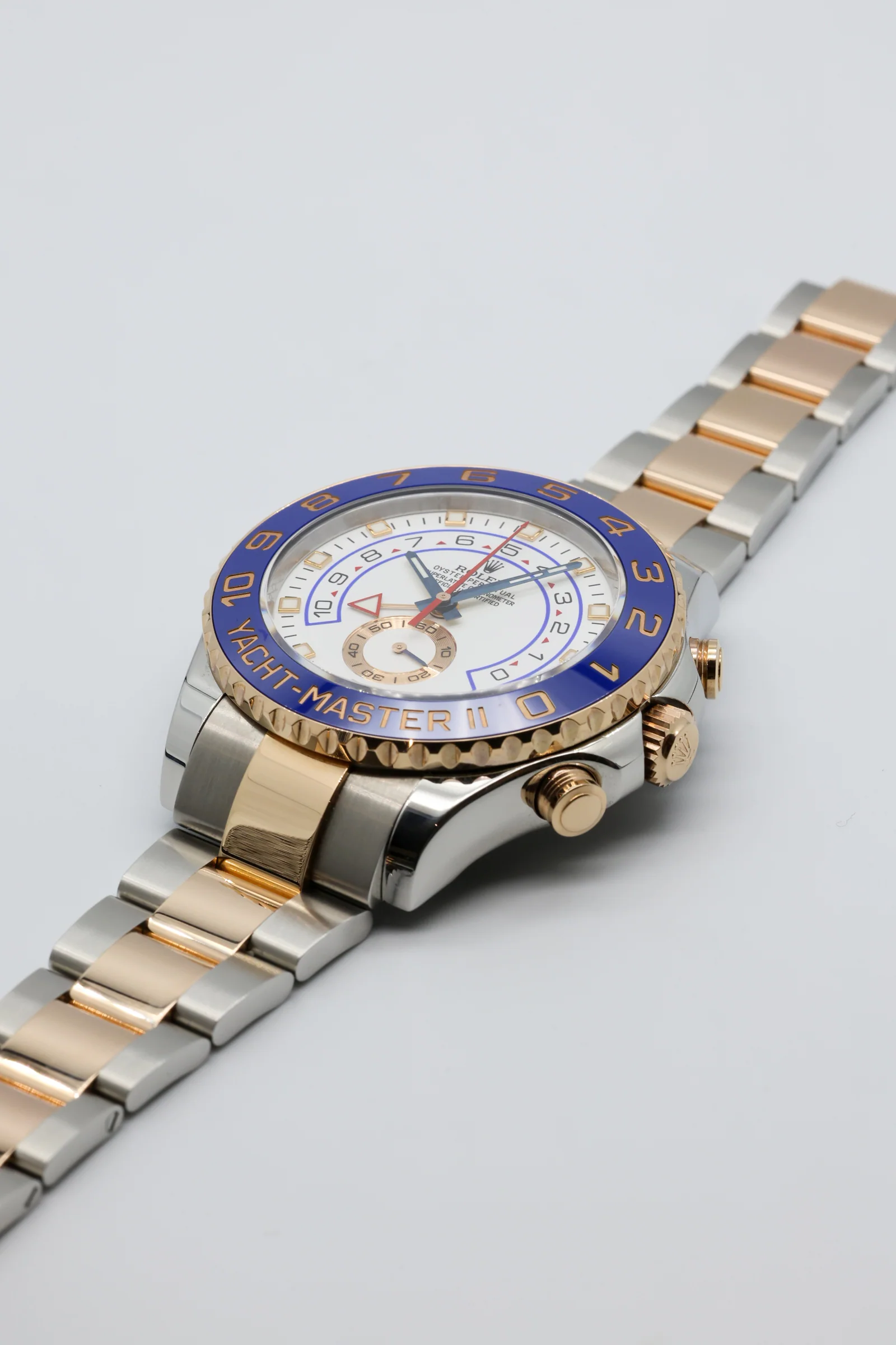 Rolex Yachtmaster II Steel Everose Gold 116681 2015 [Preowned] - Image 12
