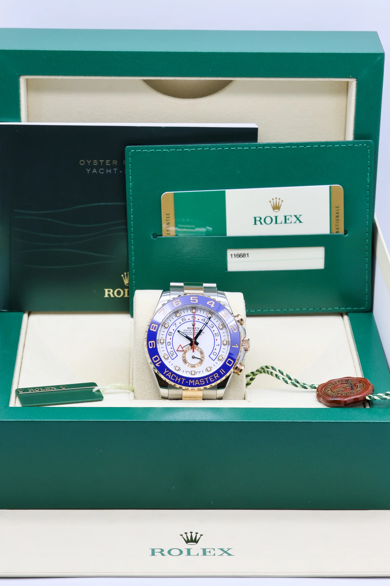 Rolex Yachtmaster II Steel Everose Gold 116681 2015 [Preowned] - Image 13