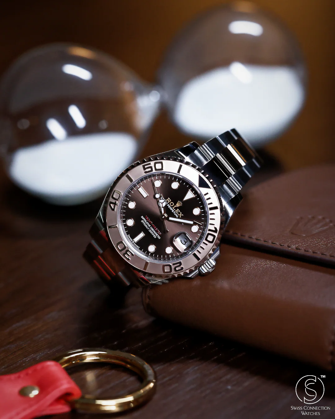 Rolex Yachtmaster Steel Everose Chocolate 37mm 268621 - Image 4