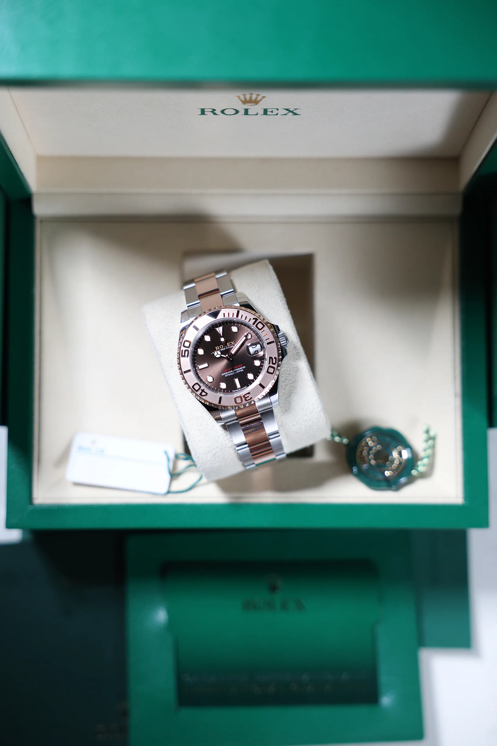 Rolex Yachtmaster Steel Everose 37mm 268621 - Image 14
