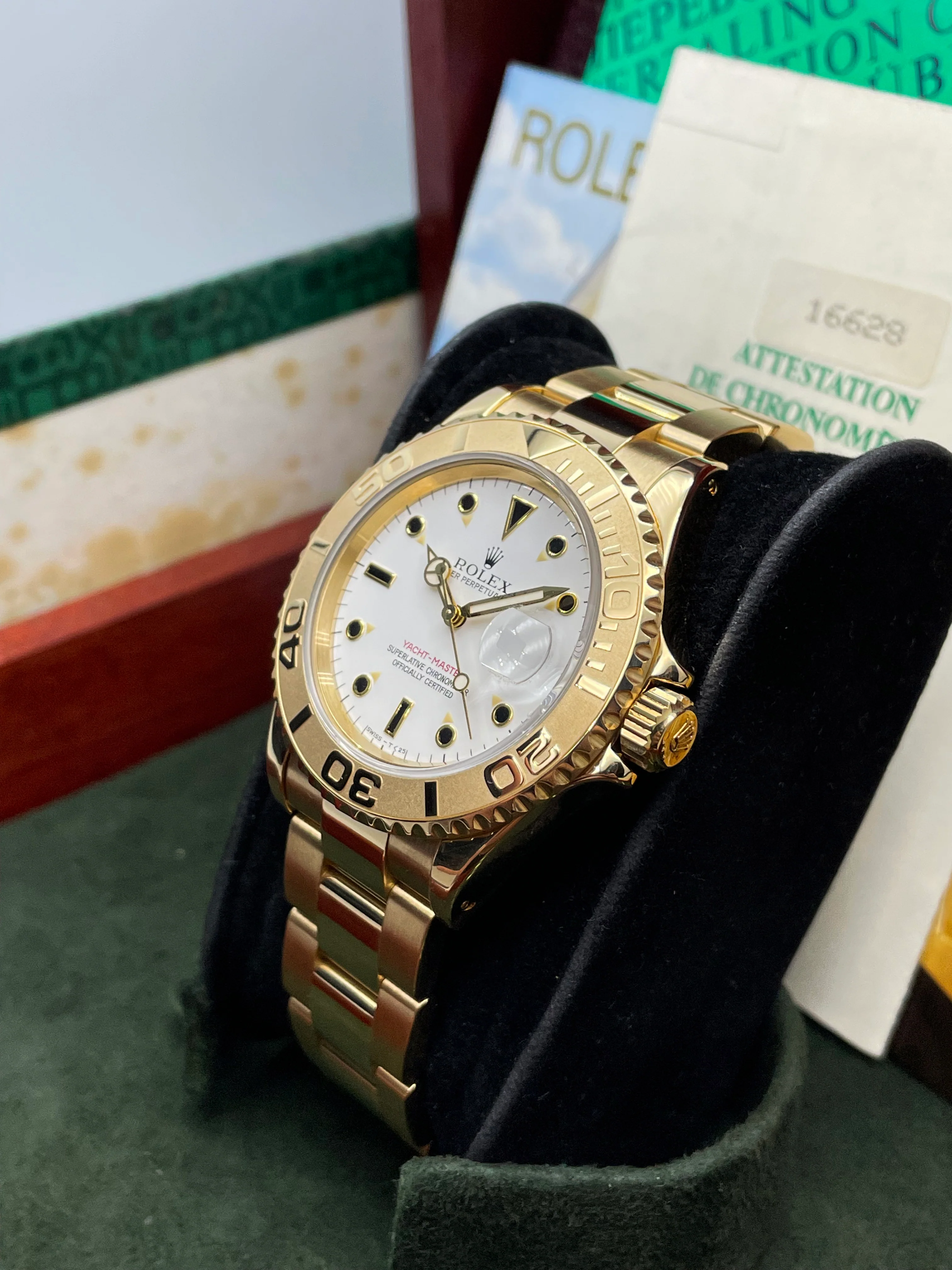 Rolex Yachtmaster Yellow Gold 40mm 16628 1996 [Preowned] - Image 6