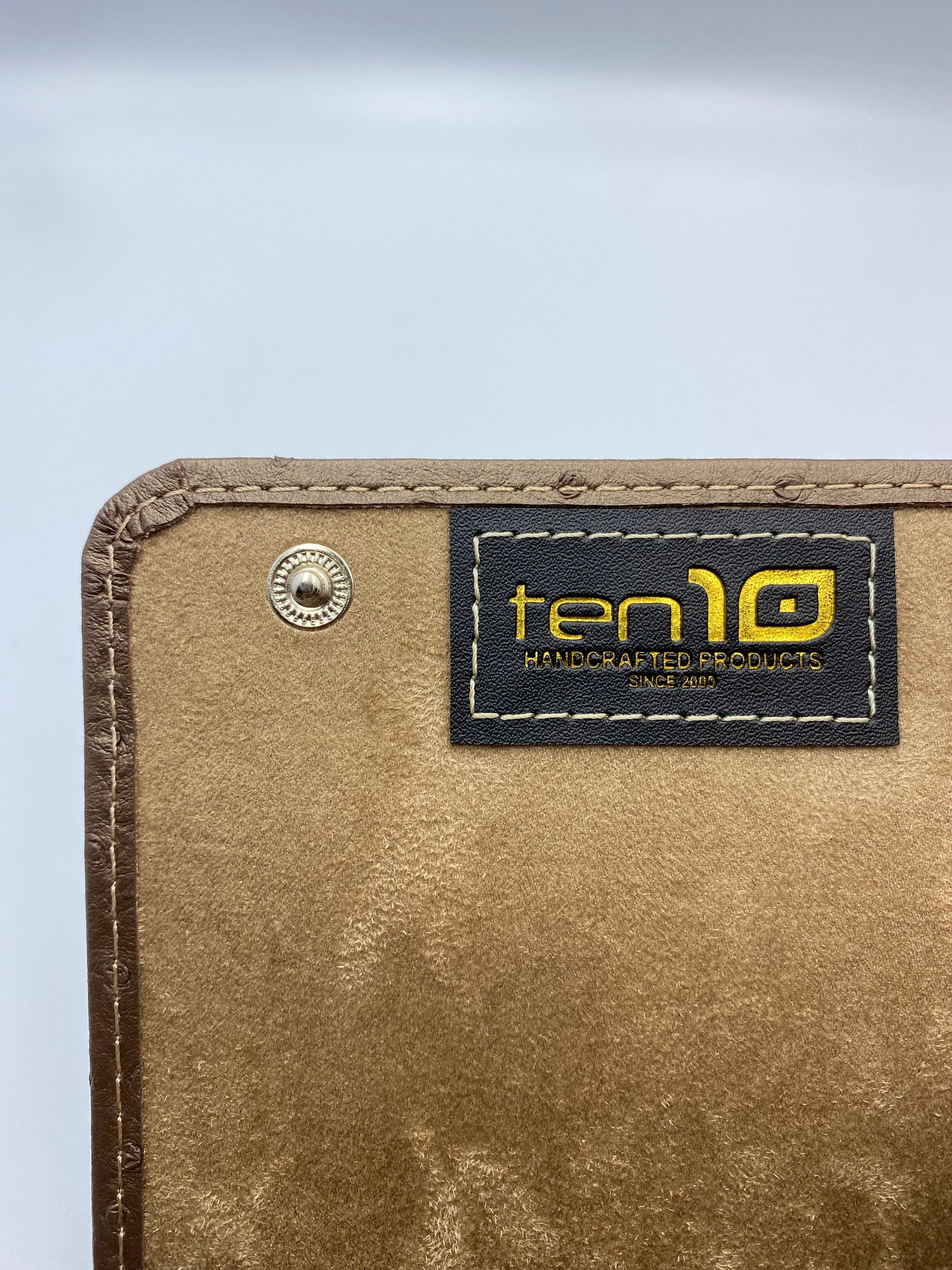 Ten10 Watch Roll for 2 Watches (Ost Brown Exterior & Ten Suede Interior) - Image 8