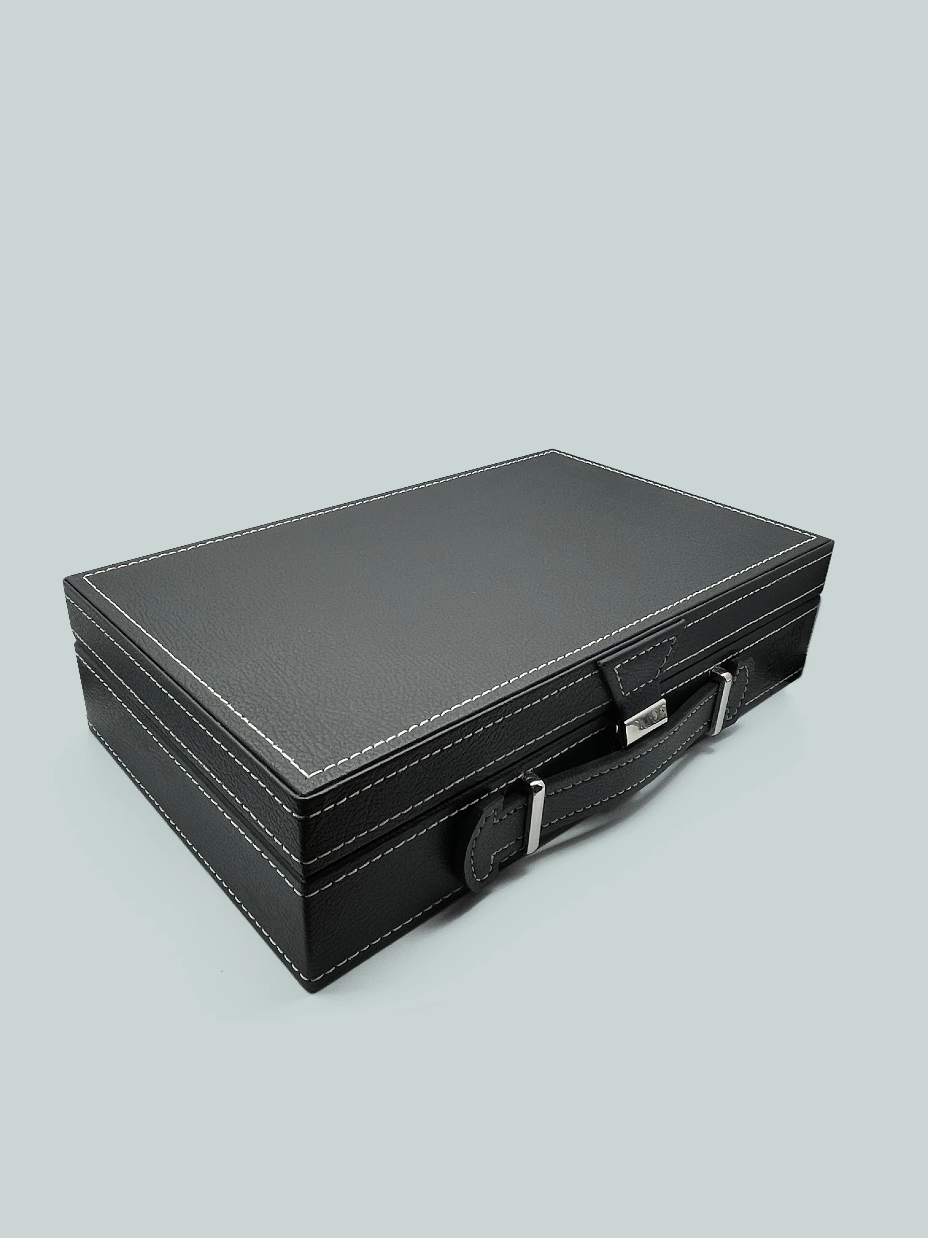 Ten10 Oscar Ver.2 Watch Box for 10 Watches (Black Exterior & Purple Interior) - Image 6