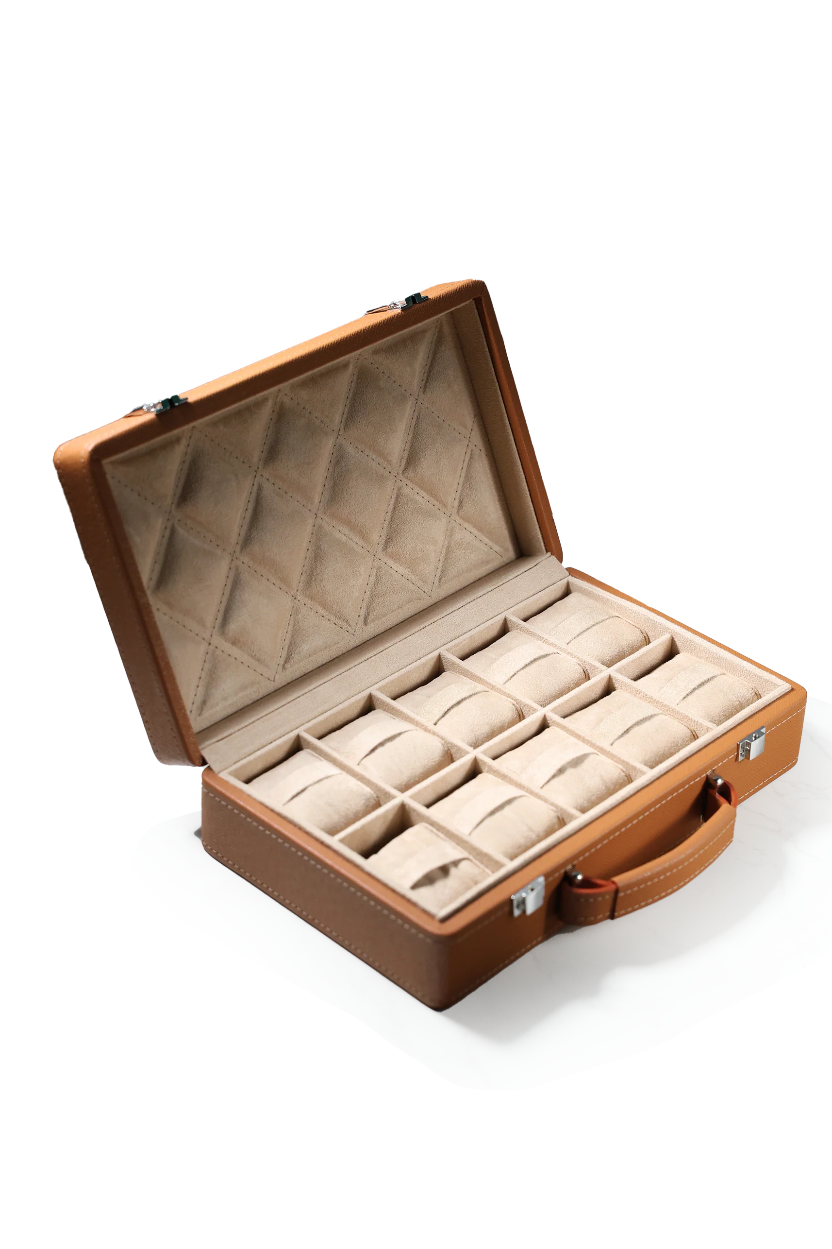 Ten10 Oscar Ver.3 Watch Box for 10 Watches (Beige Exterior & Beige Interior)