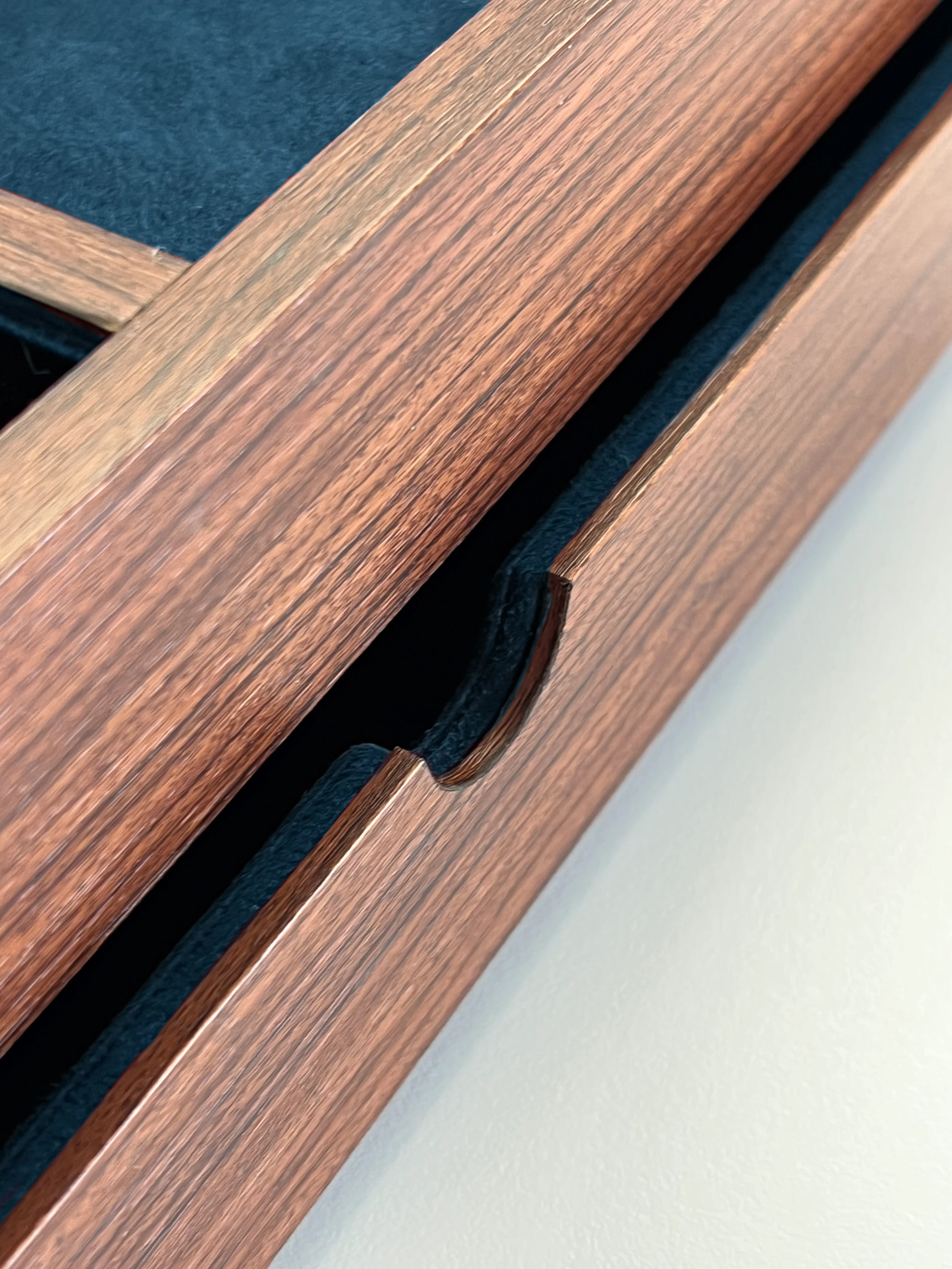 Ten10 Yanis Table Top Valet (BrownExterior & Dark Blue Interior) - Image 4