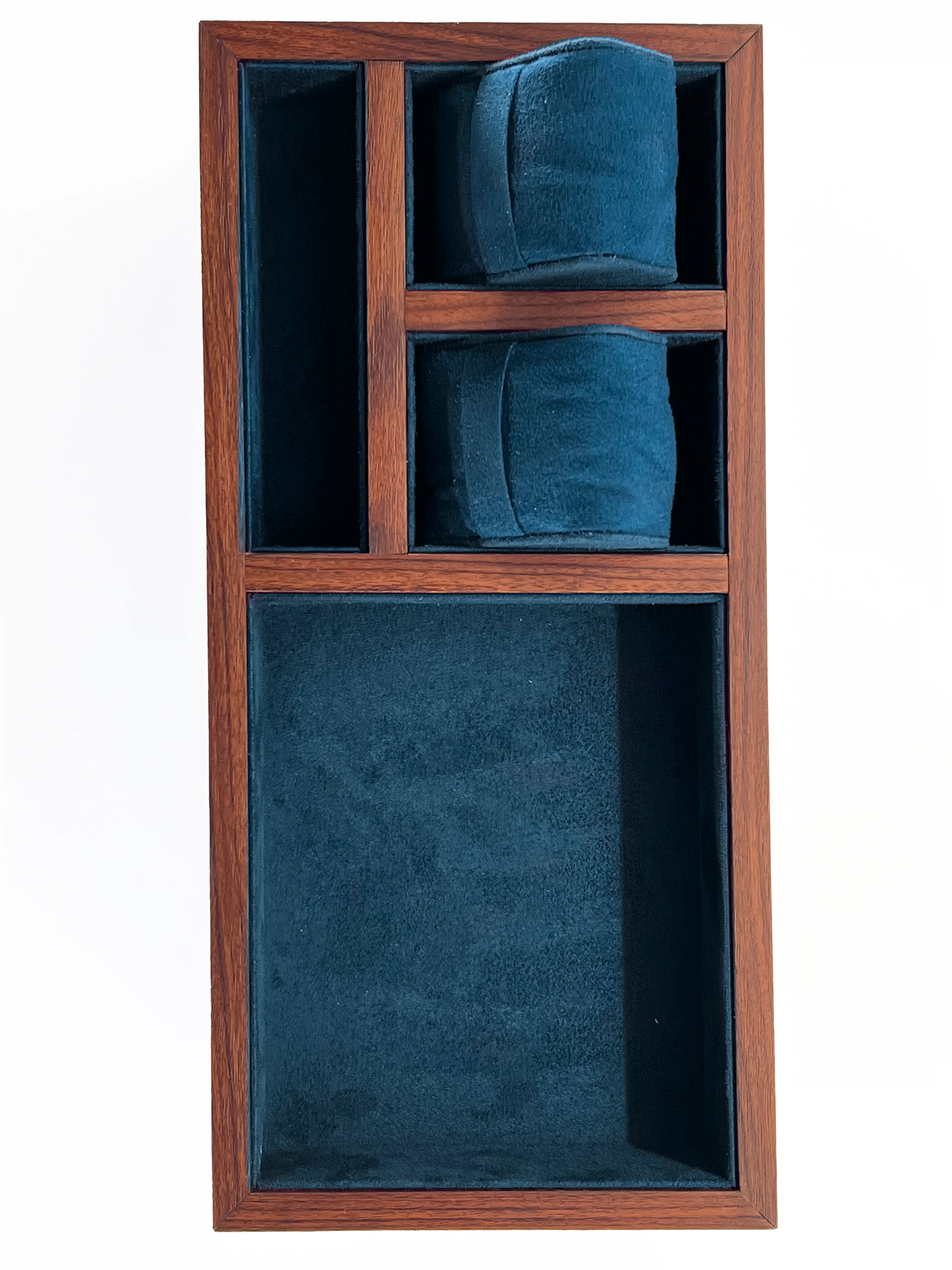 Ten10 Yanis Table Top Valet (BrownExterior & Dark Blue Interior) - Image 5