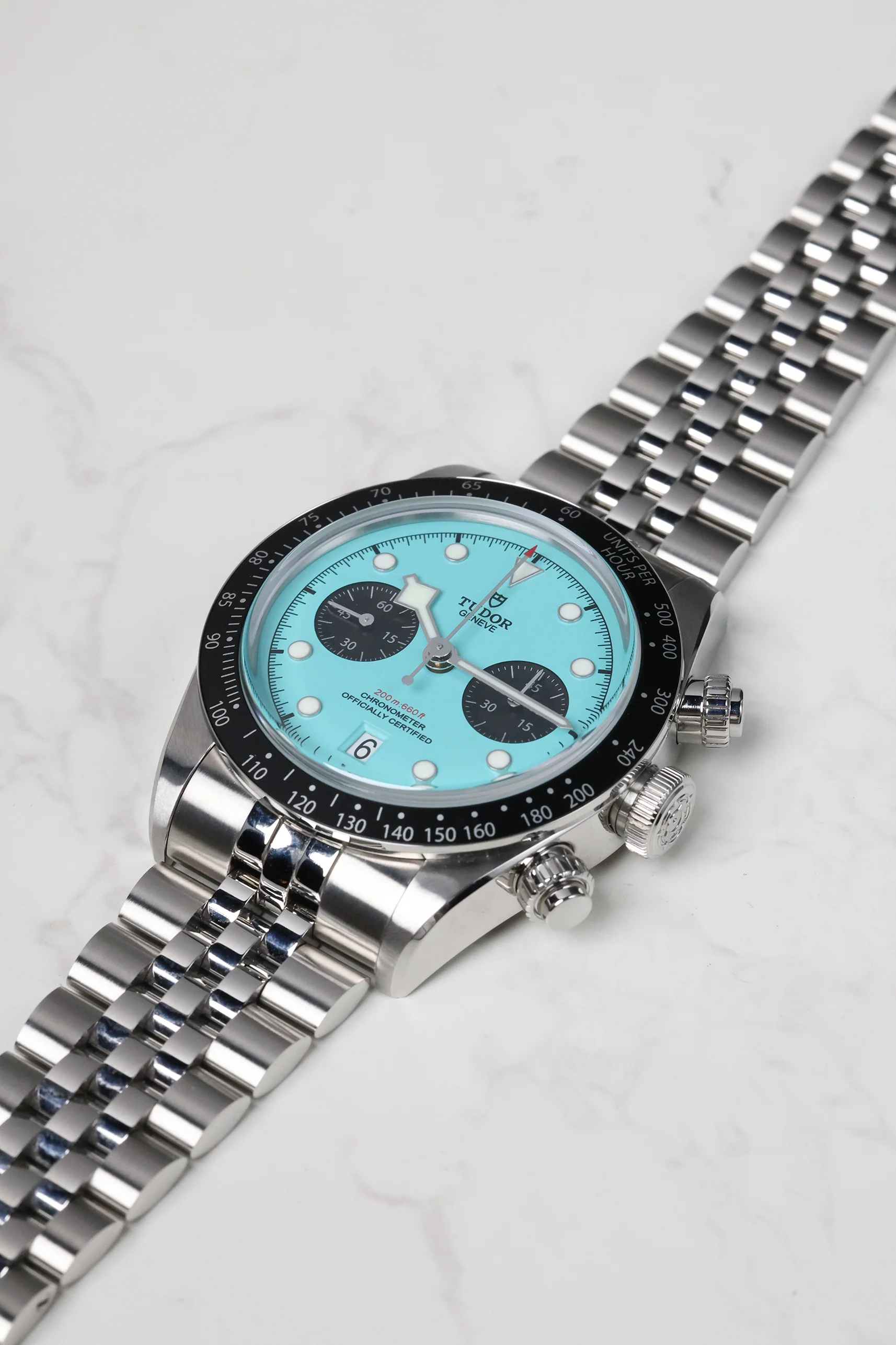 Tudor Black Bay Chronograph Flamingo Blue 41mm 79360N 2025 [Preowned] - Image 16