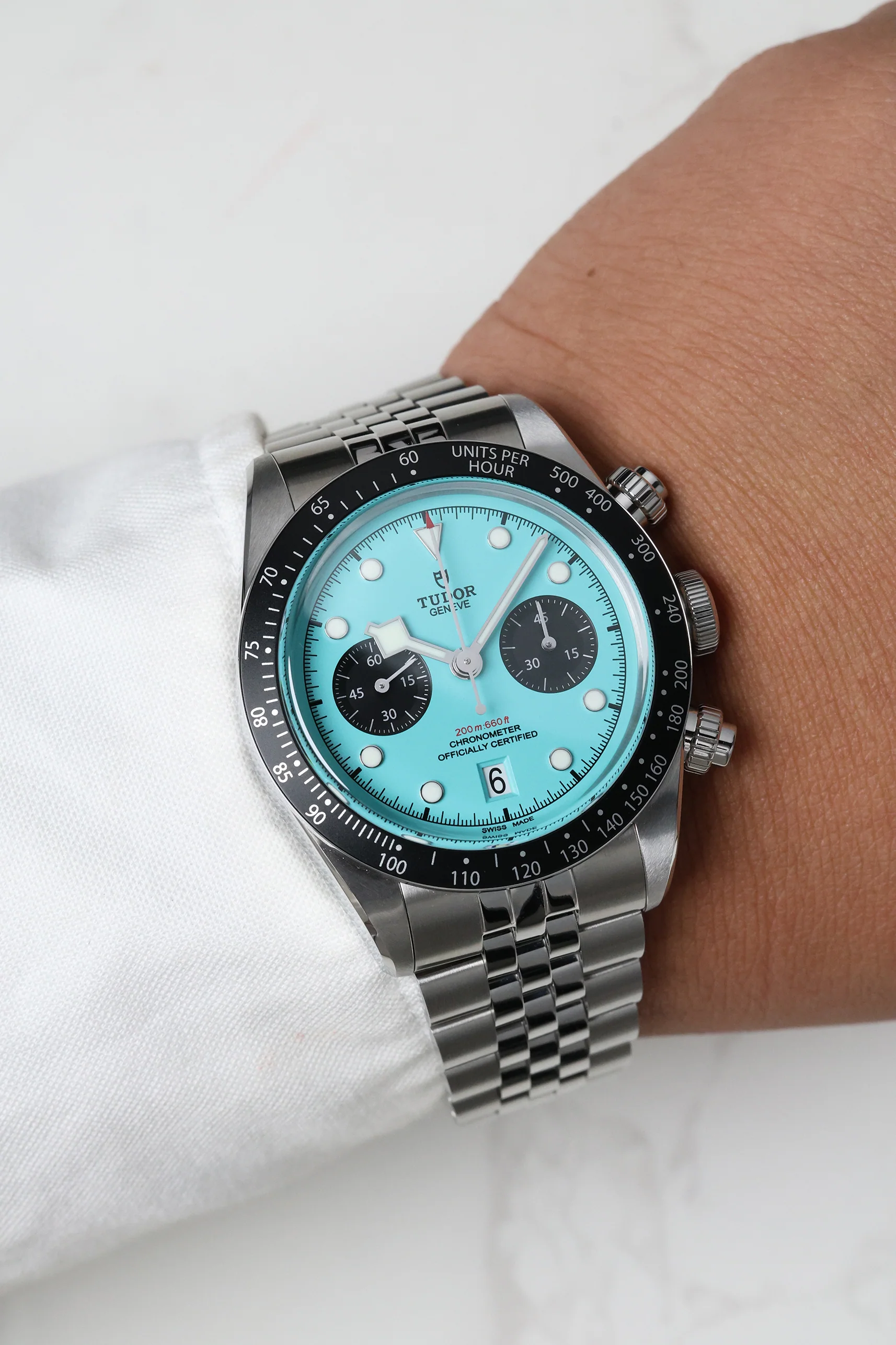 Tudor Black Bay Chronograph Flamingo Blue 41mm 79360N 2025 [Preowned] - Image 6