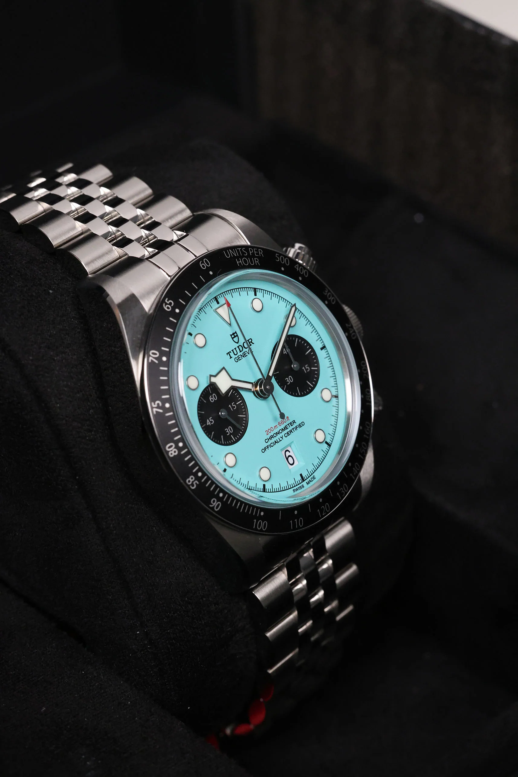 Tudor Black Bay Chronograph Flamingo Blue 41mm 79360N 2025 [Preowned] - Image 10