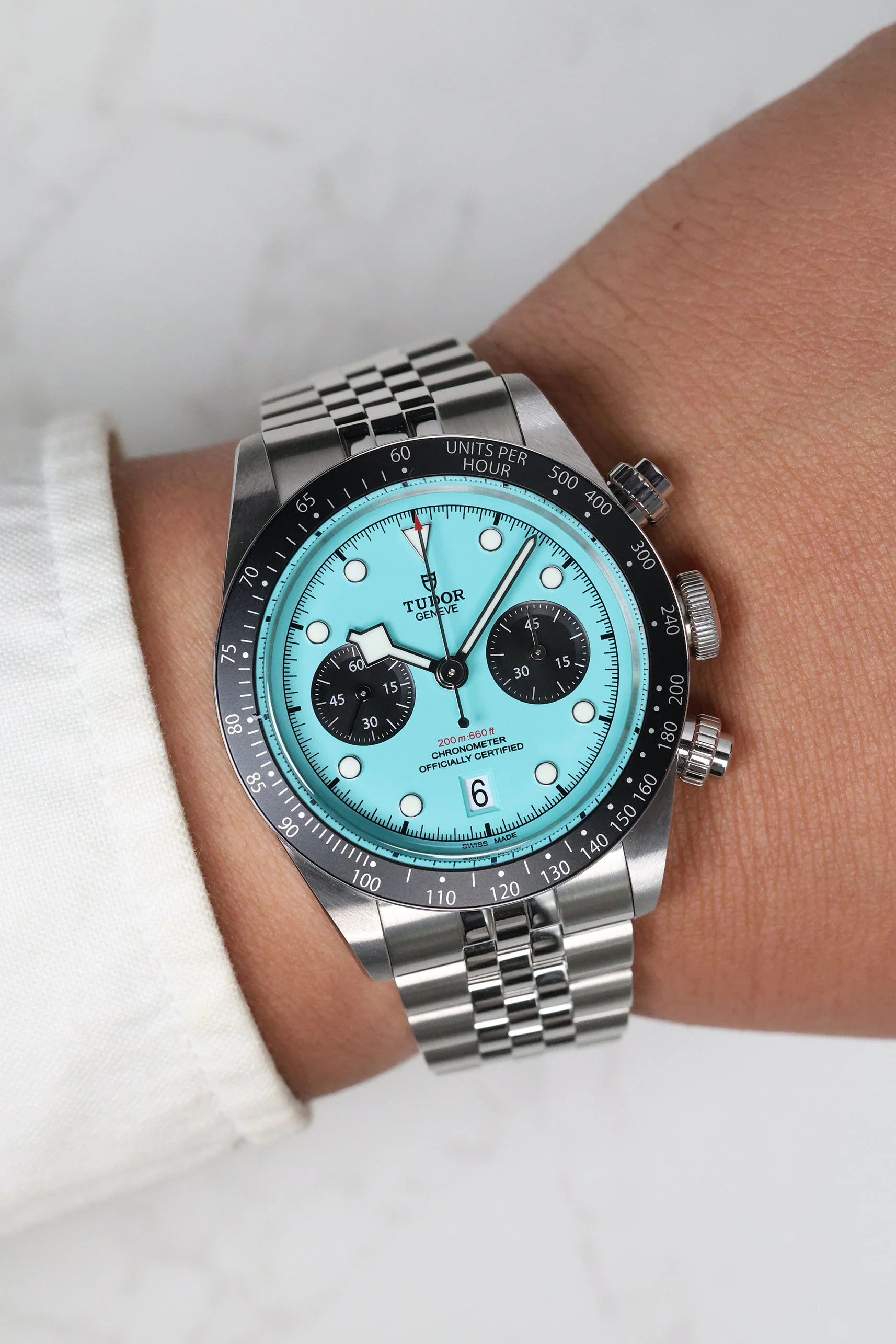 Tudor Black Bay Chronograph Flamingo Blue 41mm 79360N 2025 [Preowned] - Image 6