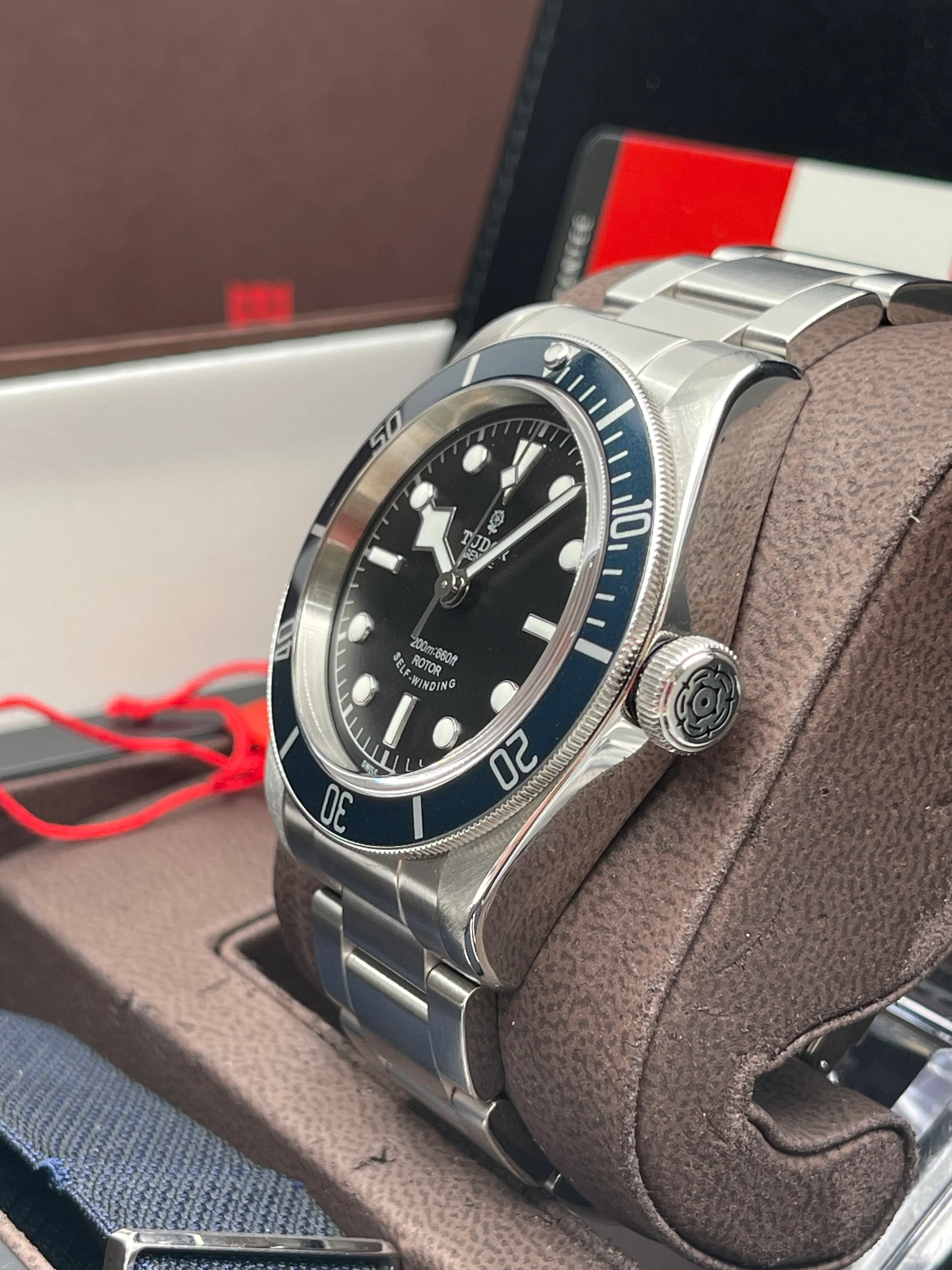 Tudor Heritage Black Bay Blue Smiley 41mm 79220B 2015 [Preowned] - Image 6