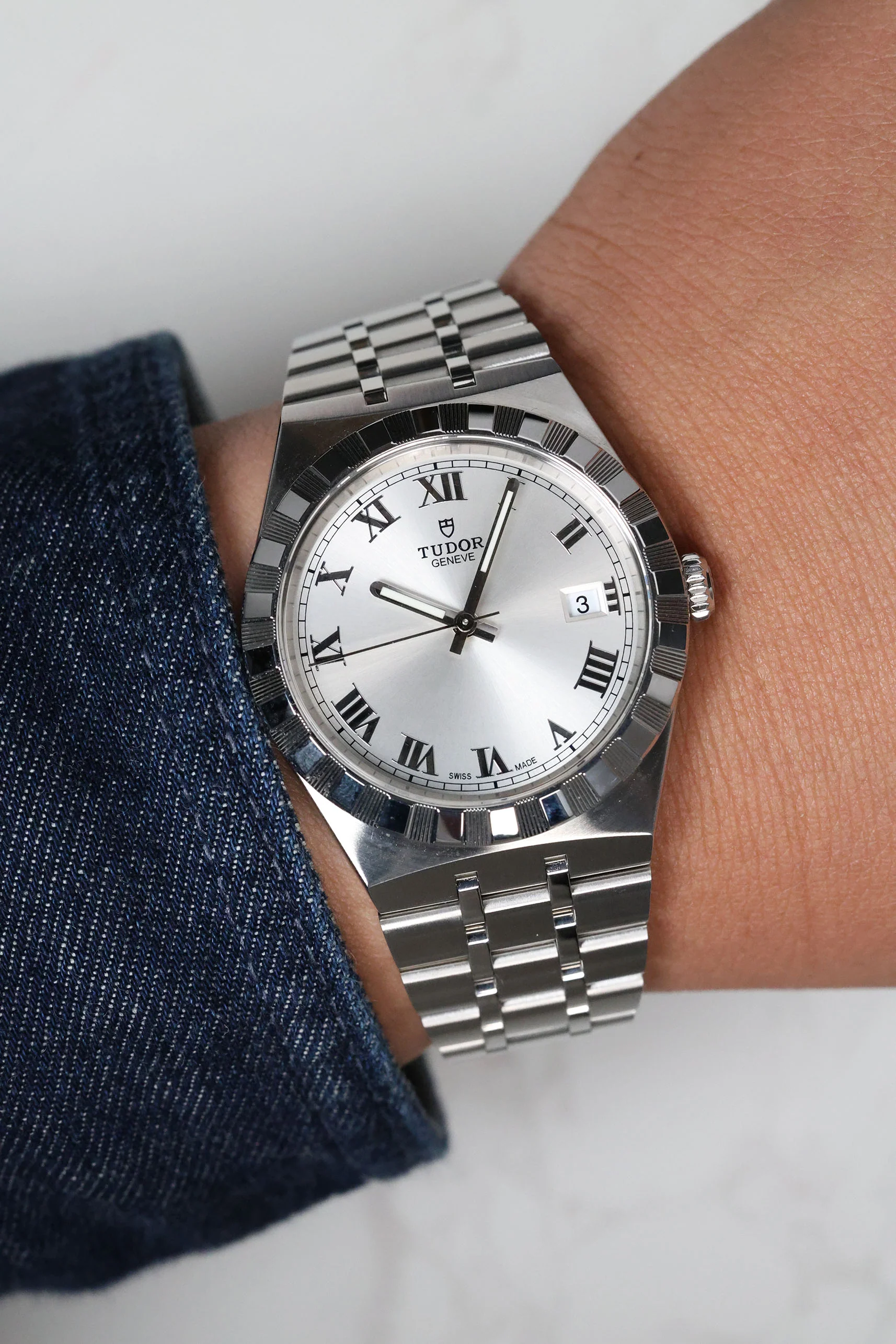 Tudor Royal Silver Dial 38mm 28500 Discontinued 2026 [Preowned] - Image 6